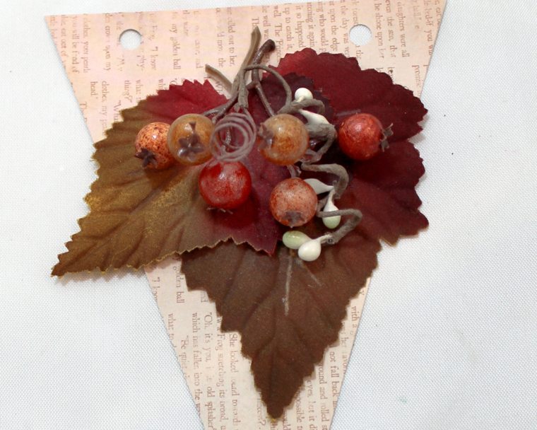 DIY autumn leaves garlands