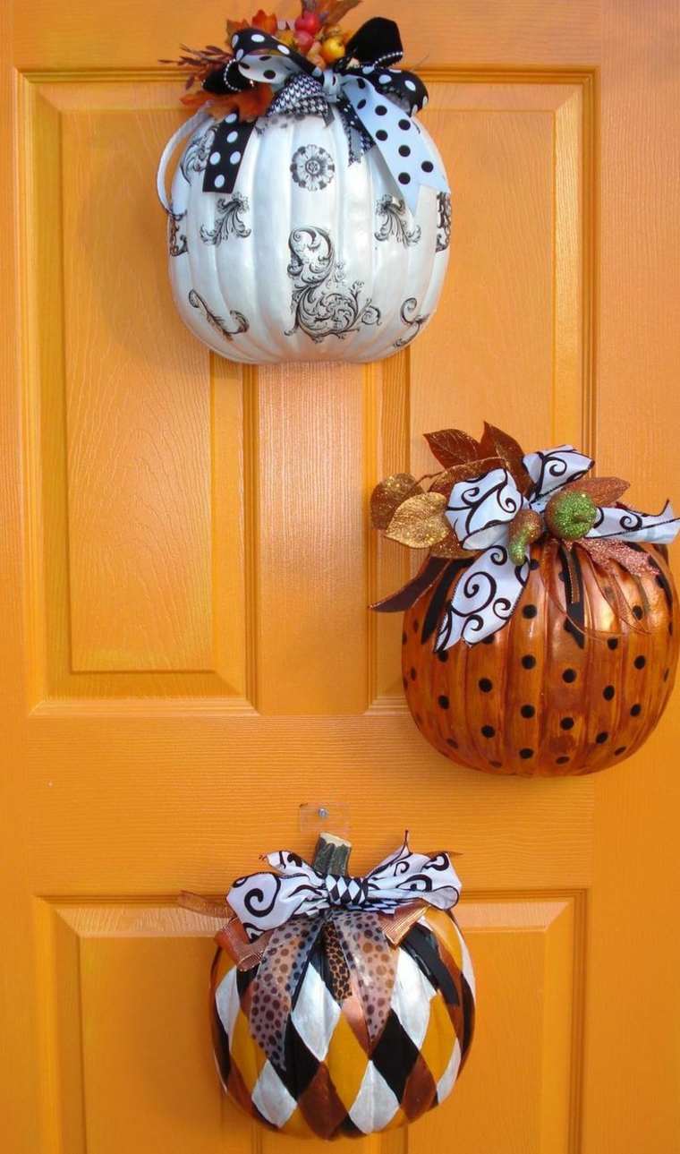 autumn ideas deco door entry house