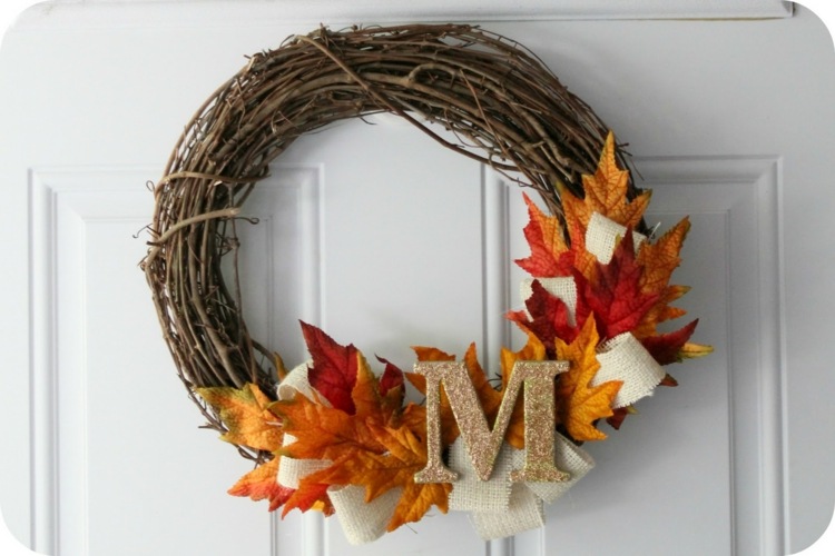 DIY autumn idea decoration