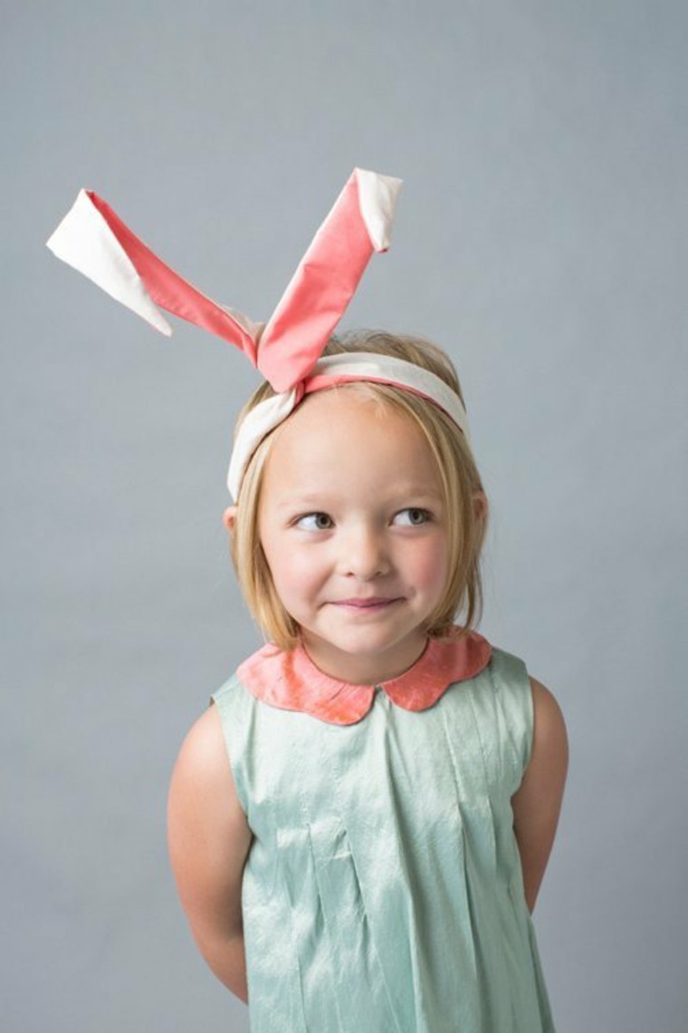 rabbit ears headband diy idea easter mask disguise