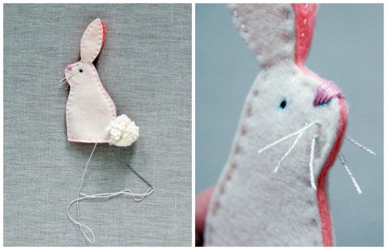 diy easter rabbit diy idea decoration activity manual child