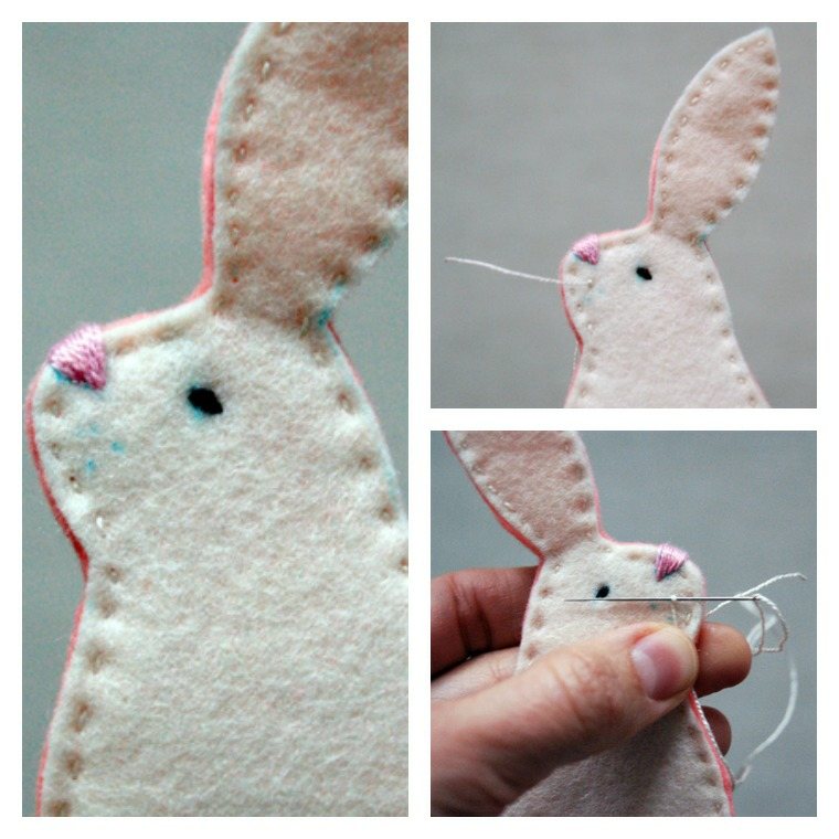 diy untuk kanak-kanak easter mudah diy idea kain bunny