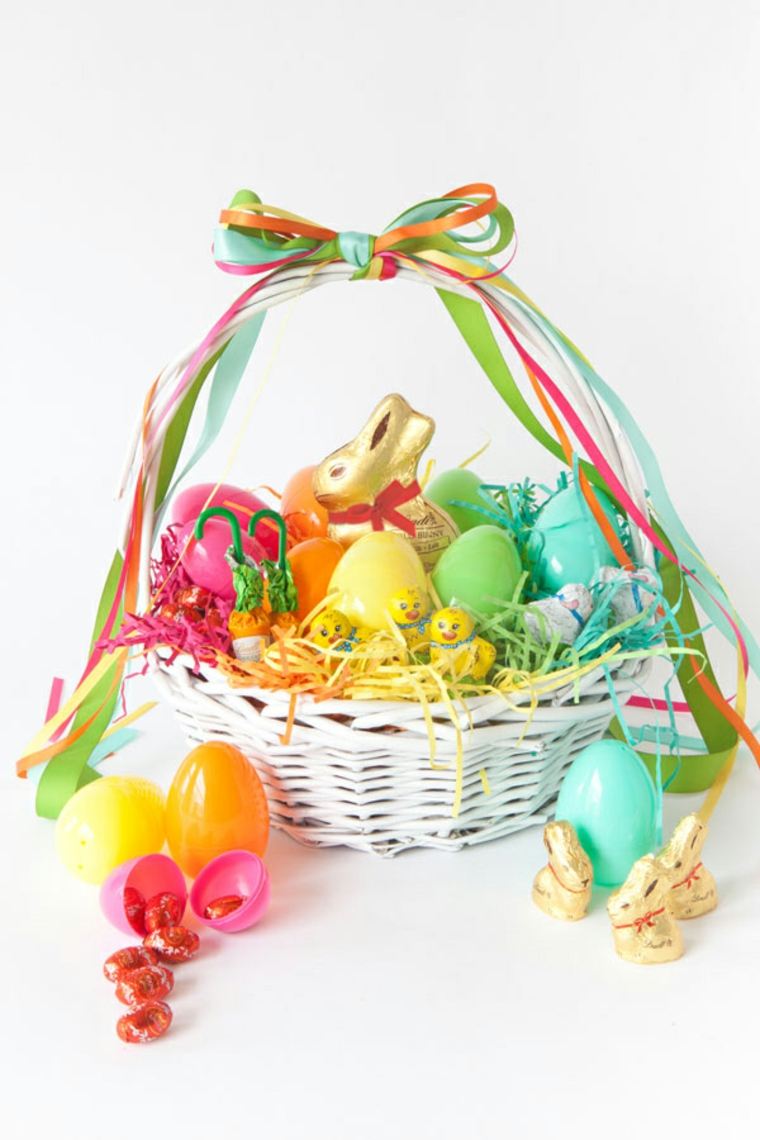 easter basket decoration idea DIY child activity manual for easter