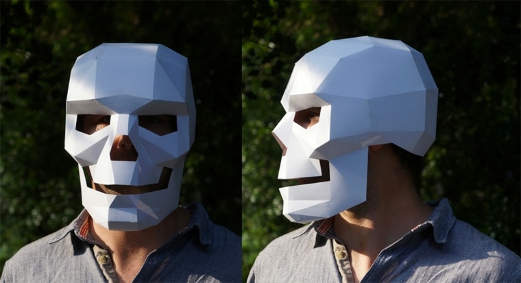 halloween disguise face mask idea cardboard diy manual activity