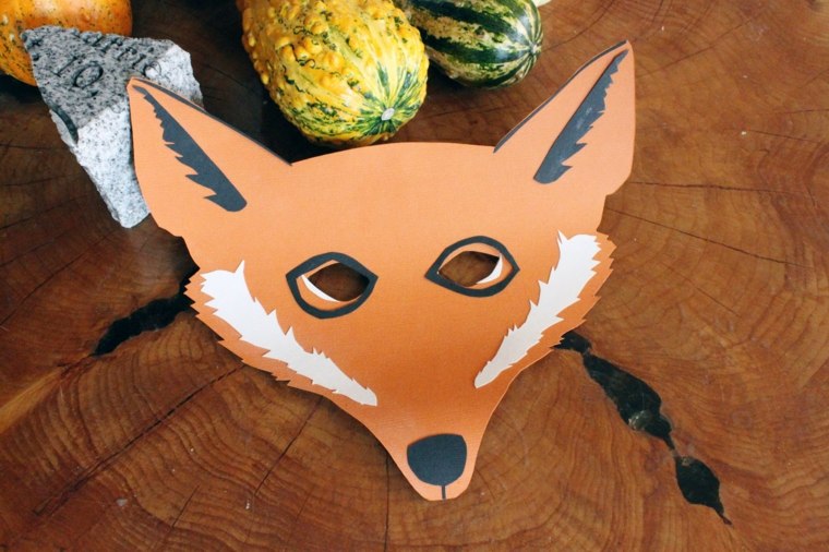 forkæle halloween original ide maske diy barn karton