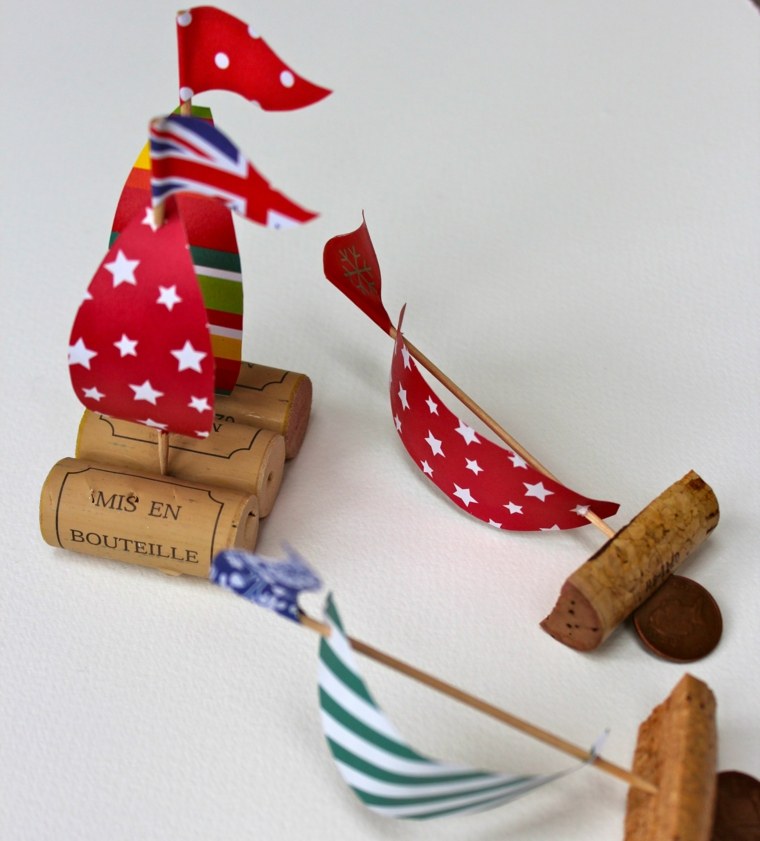 DIY christmas easy child decorations wine stopper cork