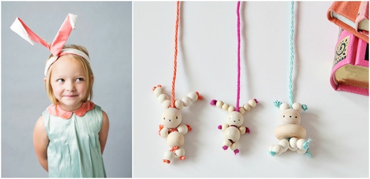 child diy easter beads