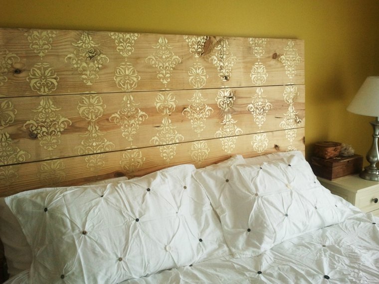headboard bedroom wood idea decor wall cushions interior bedroom