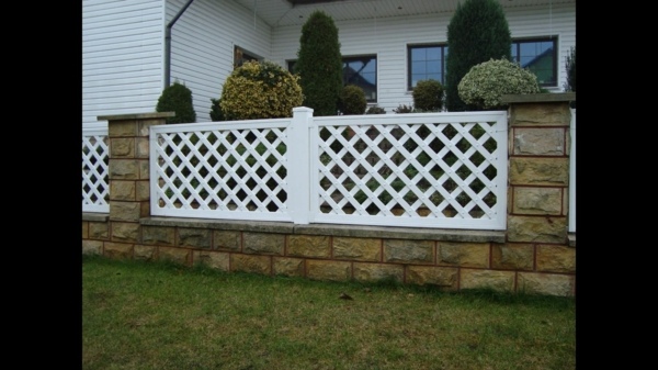 breeze view garden white blackout light fence garden fence