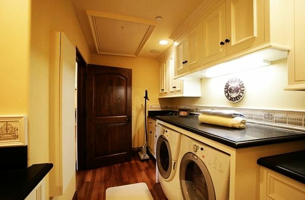 modern laundry room