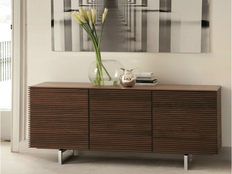 wood buffet dining room Porada