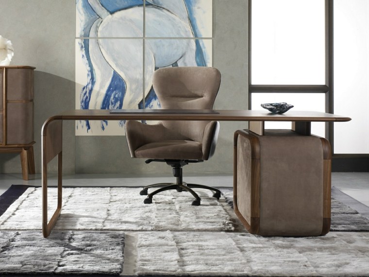 leather office interior design italian furniture