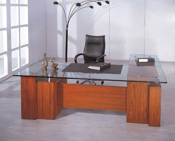 design office glass wood