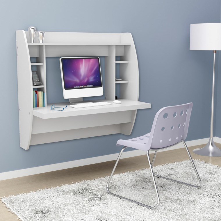 computer desk stylish wood idea office home layout chair