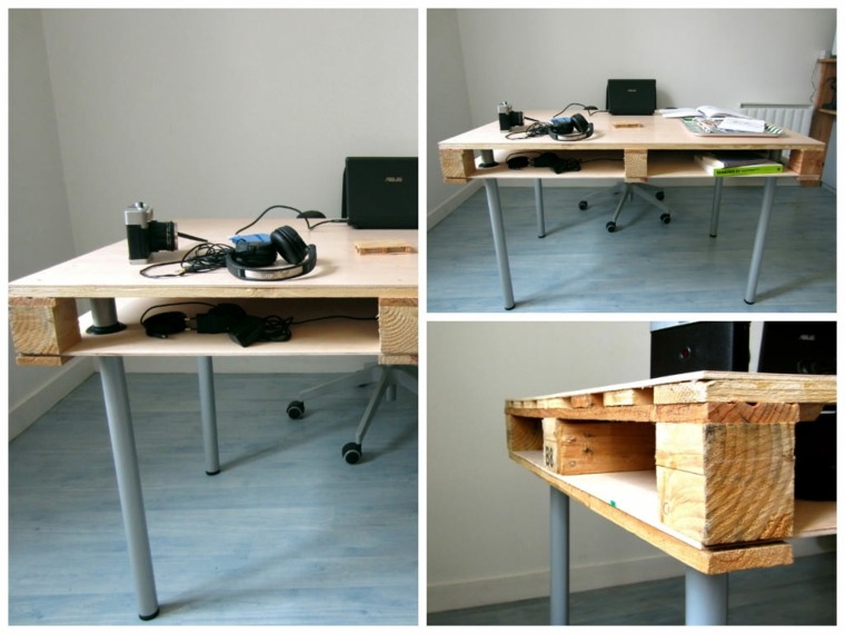 office pallet wood idea