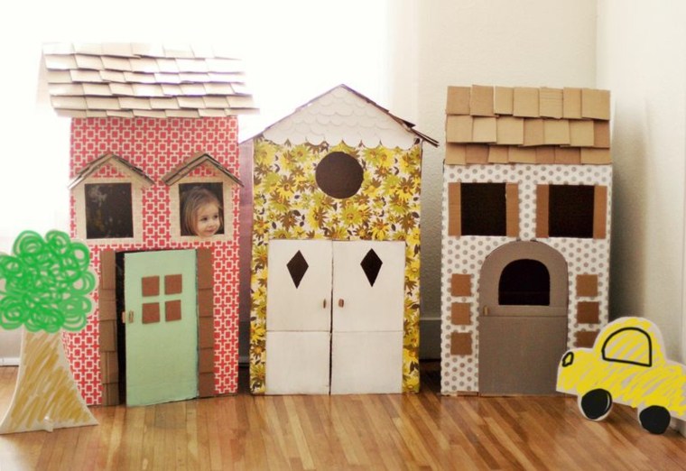 home child idea cardboard diy brico activity child