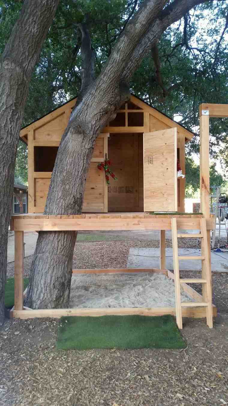 garden hut child playground-outdoor-wood