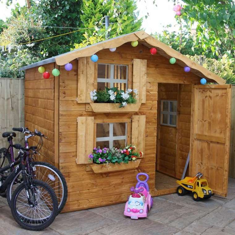 outdoor garden hut wood-outdoor-DIY-idea