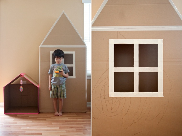 hut child window white idea diy