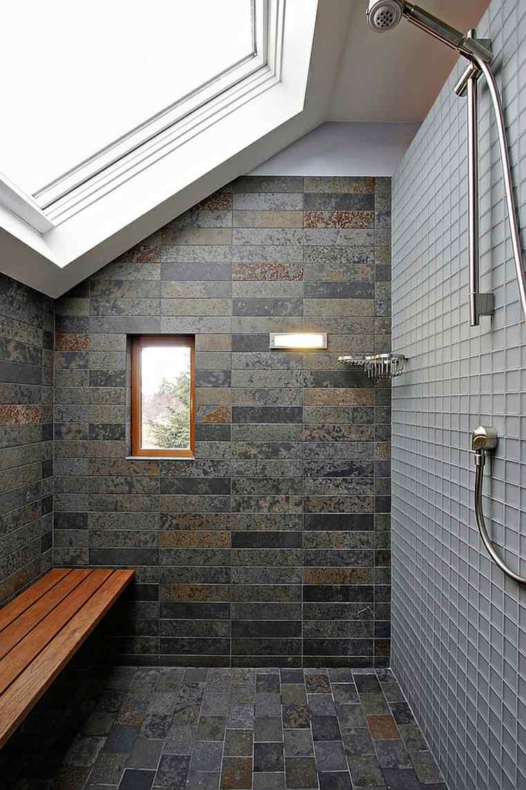 shower cabin with velux