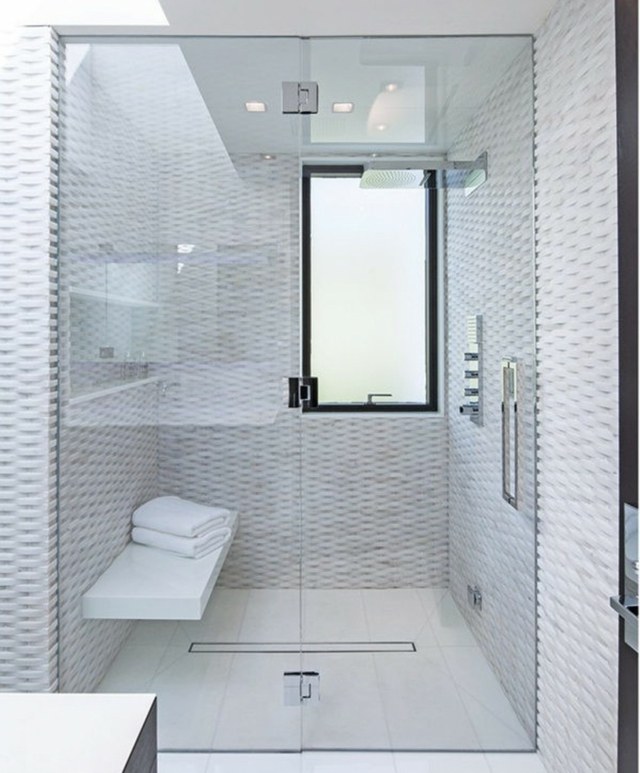 modern integral shower cubicle design