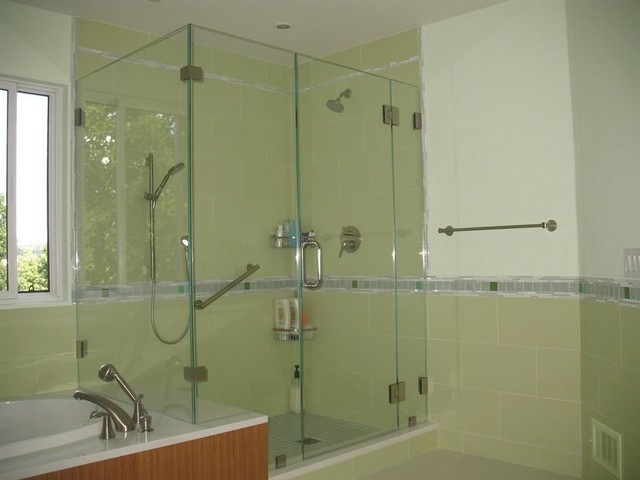 shower cabin integral glass door comfort bathtub