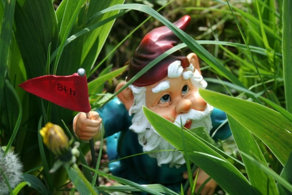 dwarf figurines cache dwarf garden decoration idea