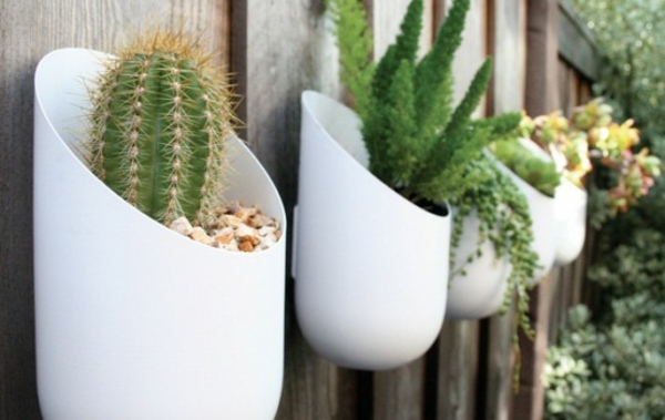 Wallter aluminum flower pots