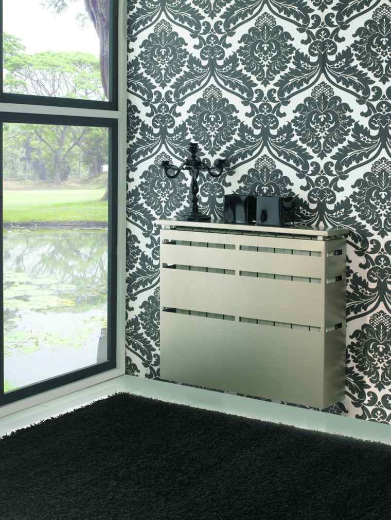 hide a radiator idea design entrance wallpaper original