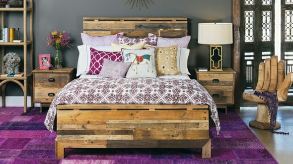 interesting bed frame wooden pallets