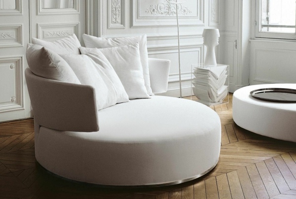 ultra modern design sofa white