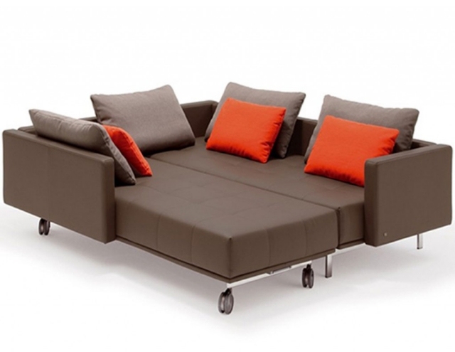 sofa bed room-comfort-complete-original-idea-orange cushions