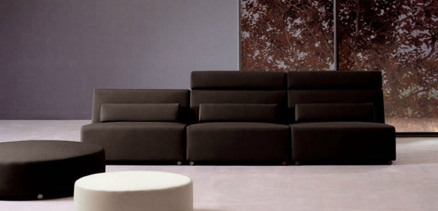 modular sofa-contemporary-design-DNA-Ramón Esteve-color chocolate