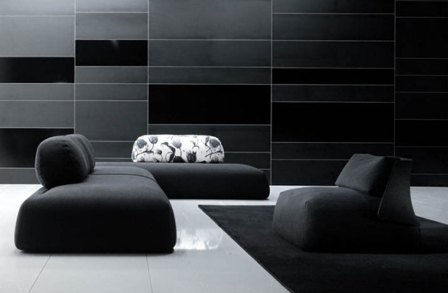 sofa-modular-contemporary-design-COCOON-Mauro-Lipparin-black modular sofas