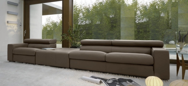 modular sofas-contemporary-design-HUGO-Gamma-Arredamenti-color-cappuccino modular sofas