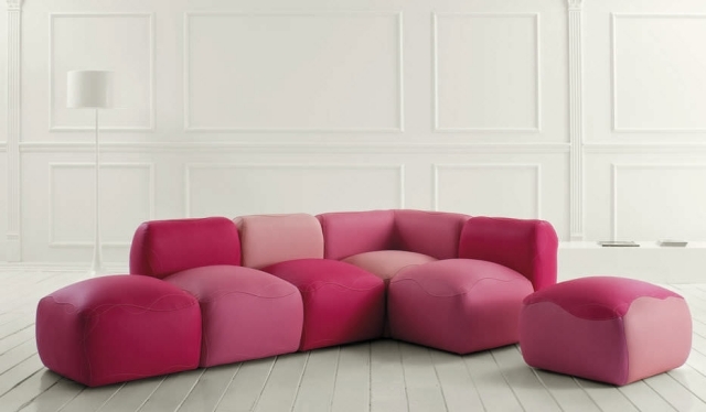 modular sofas-contemporary-design-KIVAS-Valdichienti-pink modular sofas