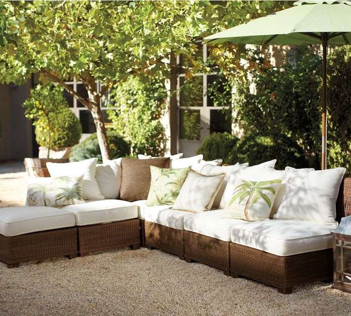 comfortable sofa garden