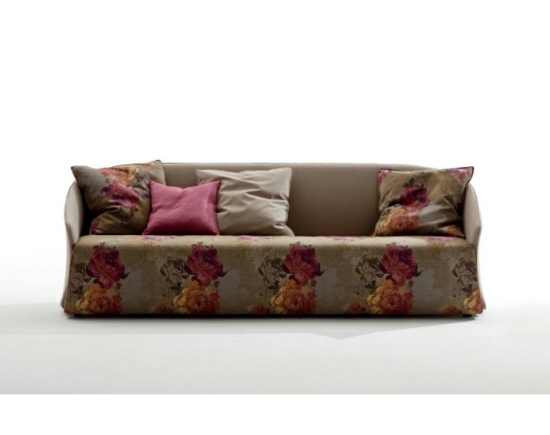 convertible sofa floral motifs saba italia