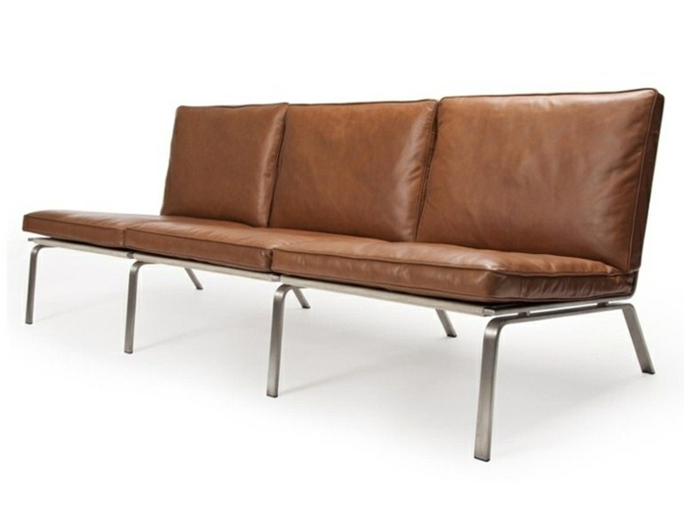 contemporary stye lounge leather sofa