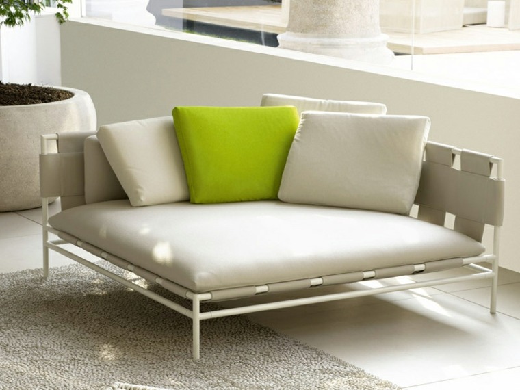 sofa d'angle design tapis de sol coussin paola lenti