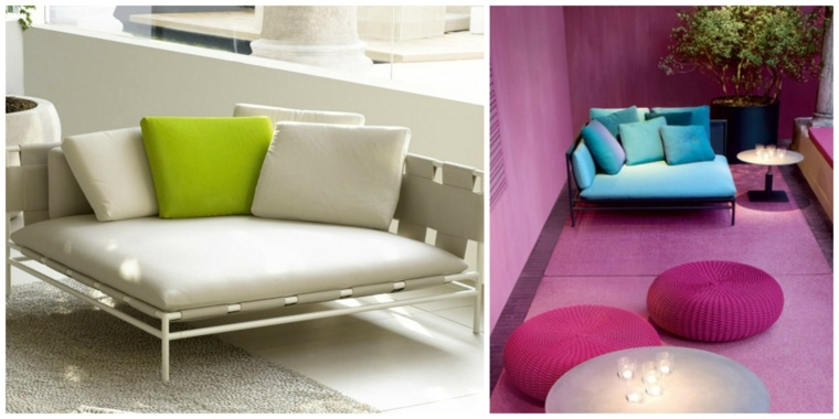 outdoor sofas white pink blue design canvas paola lenti