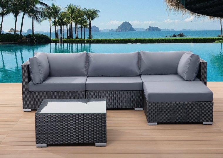 garden sofa furniture gray