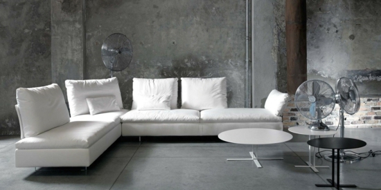 white design sofa saba italia