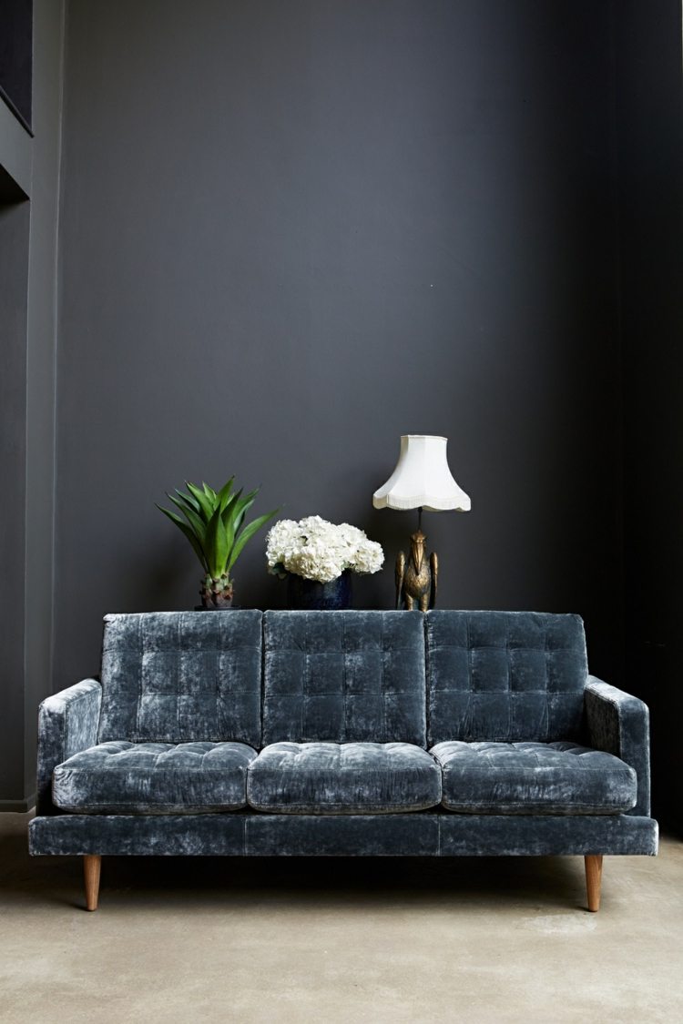 modern velvet design sofa