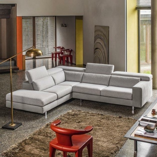 stylish gray design sofa