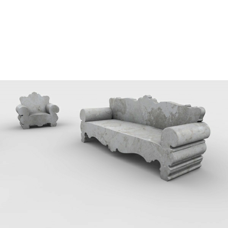 modern sofa design stone armchair living room modern furniture stone sofa arredo di pietra