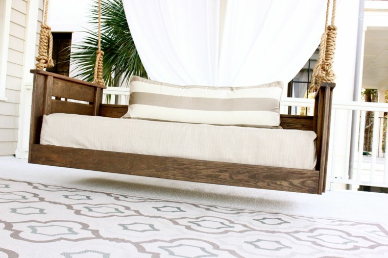 sofa hanging wood deco terraces swing