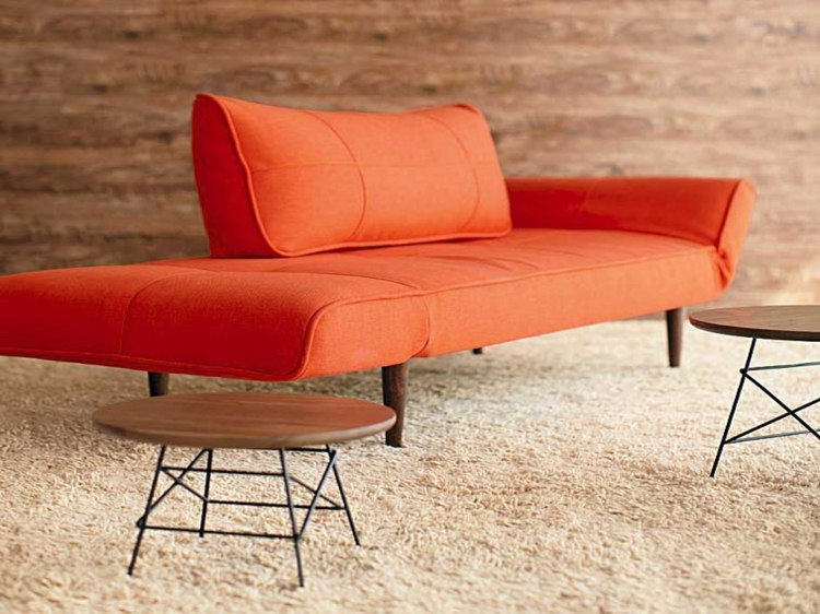 orange sofa original design coffee table