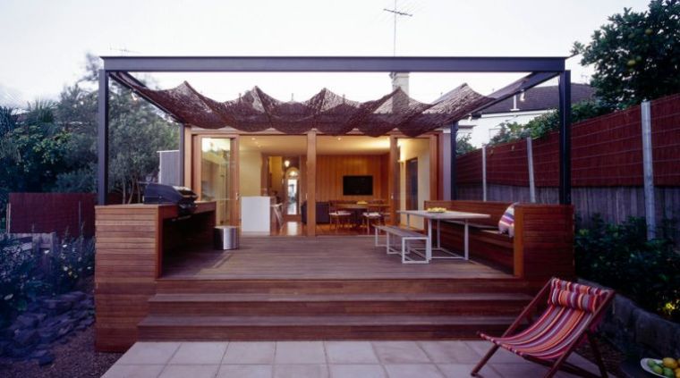 cane pergola terrace-wood-landscaping-exterior