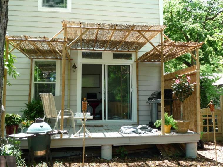 canisse pergola deco outdoor terrace